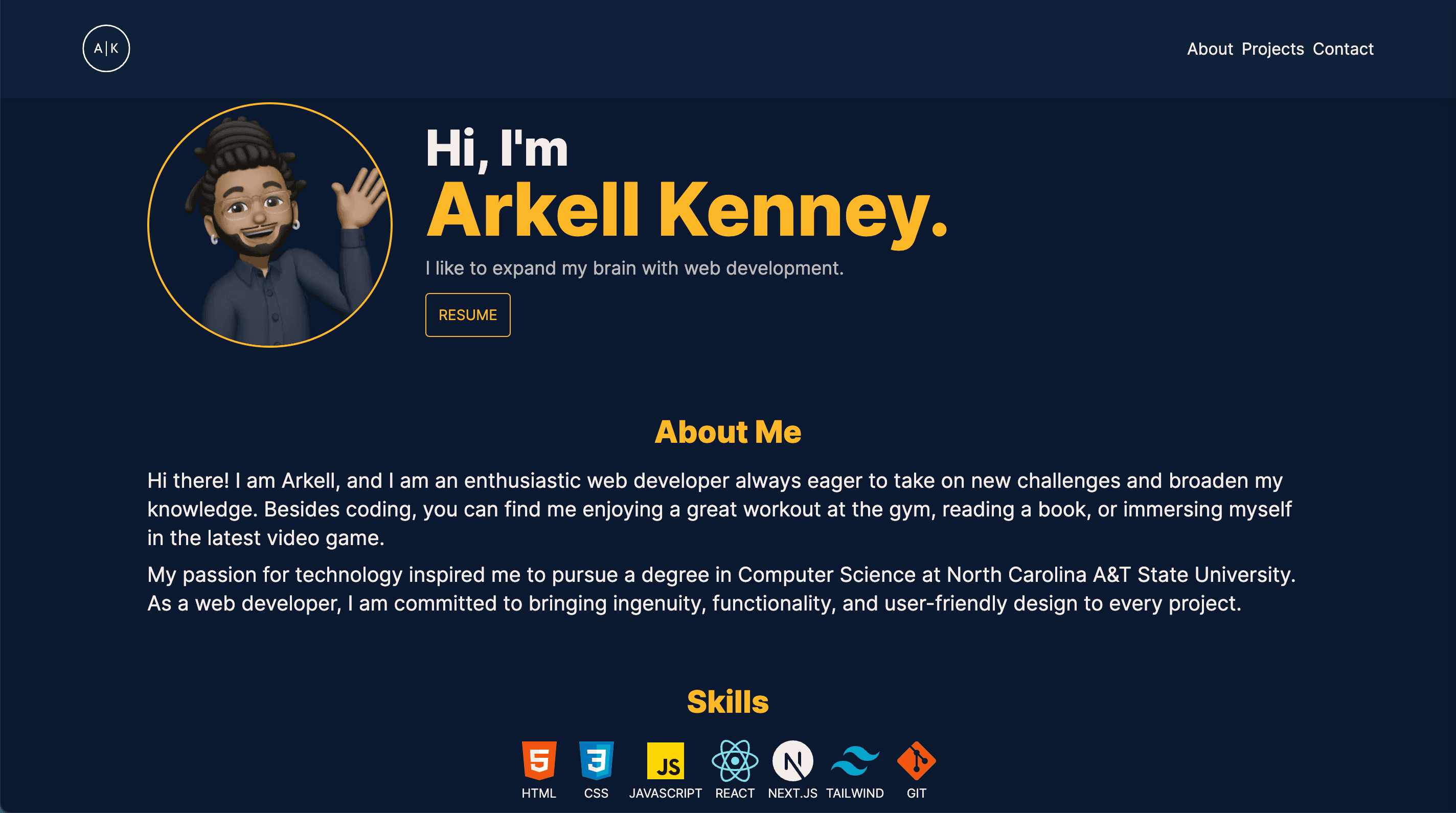 Portfolio Website